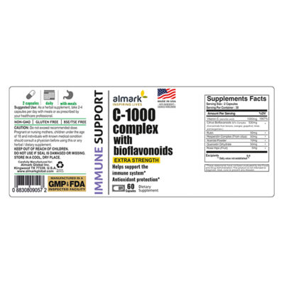 C 1000 Complex with Bioflavonoids Label