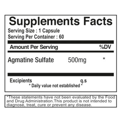 Agmatine 500 mg SF