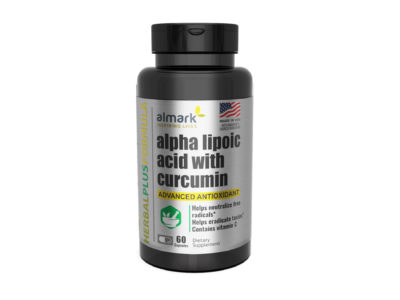 Alpha Lipoic Acid with Curcumin Front