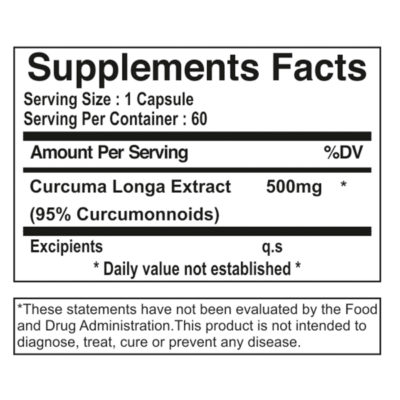 Curcumin 500 Mg SF