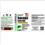 bacopa 500 mg label