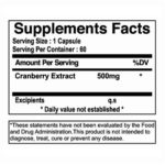 cranberry extract 500 mg sf