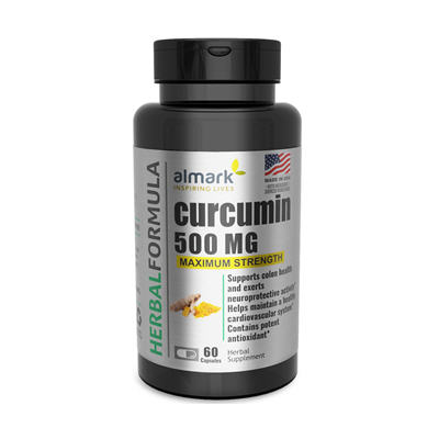 curcumin 500 mg front