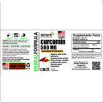 curcumin 500 mg label