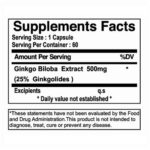 gingko biloba 500 mg sf