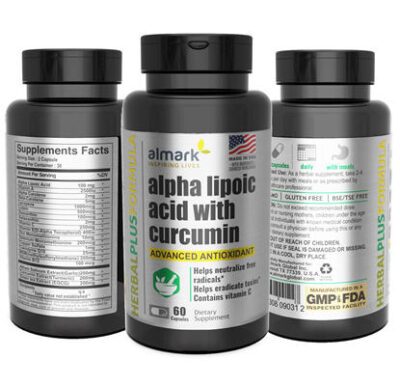 alpha lipoic acid with curcumin packs