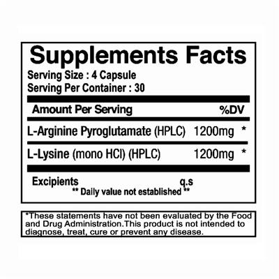 arginine pyroglutamate lysine sf