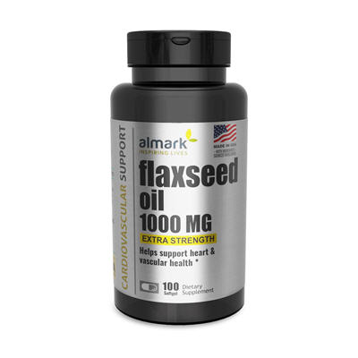 flaxseed oil 1000 mg front