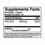 folic acid 800 mcg sf