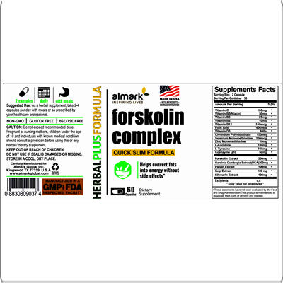 forskolin complex label