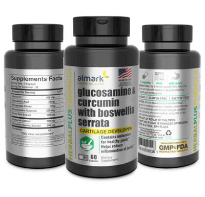 glucosamine and curcumin with boswellia serata packs