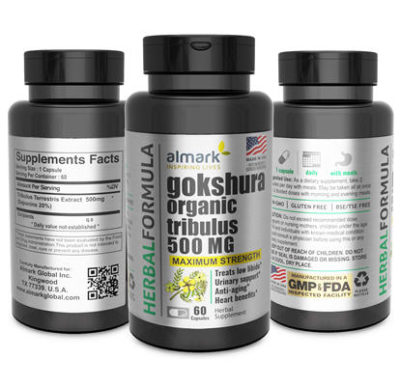 gokshura organic tribulus 500 mg packs