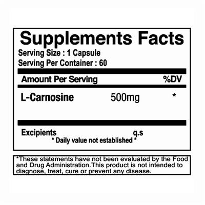 l carnosine 500 mg sf