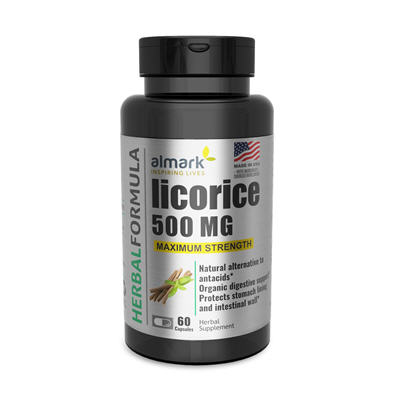licorice 500 mg front