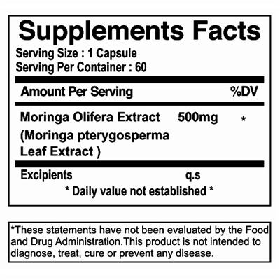 moringa 500 mg sf