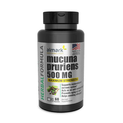 mucuna pruriens 500 mg front