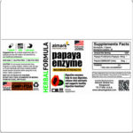 papaya enzyme label