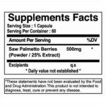 saw palmetto 500 mg sf