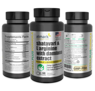 shatavari and l arginine with damiana extract packs