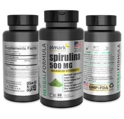 spirulina 500 mg packs