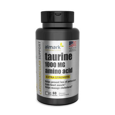 taurine 1000 mg front