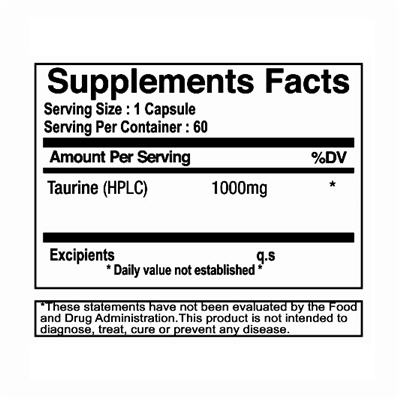taurine 1000 mg sf