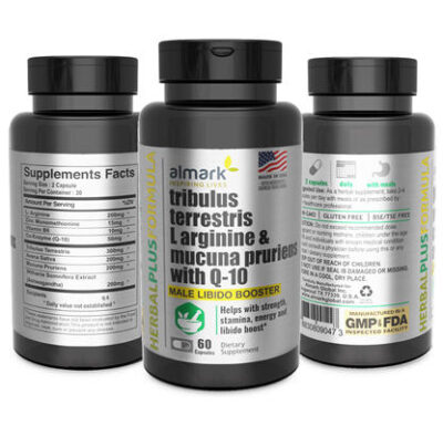 tribulus terrestris l arginine and mucuna pruriens with q 10 packs