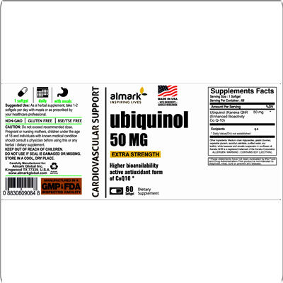 ubiquinol 50 mg label